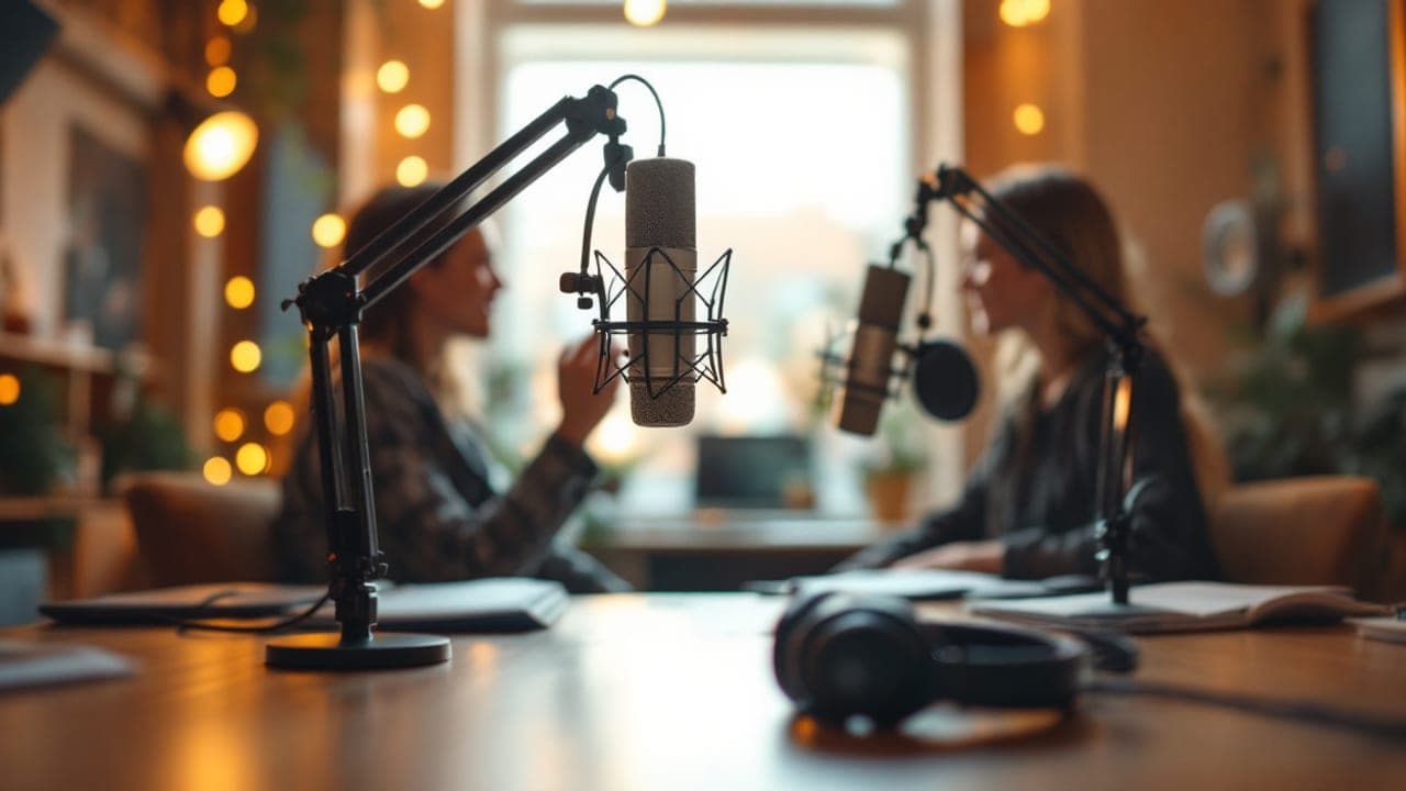 Sfeerbeeld: muziek voor podcast